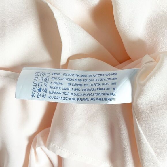 🟢Forever 21 Oversized Layered Blush Pink Top Size S - Picture 5 of 5